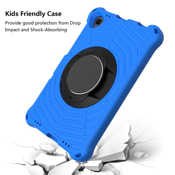 For Lenovo Tab K10 Spider King Silicone Protective Tablet Case(Blue)