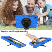 For Lenovo Tab K10 Spider King Silicone Protective Tablet Case(Blue)