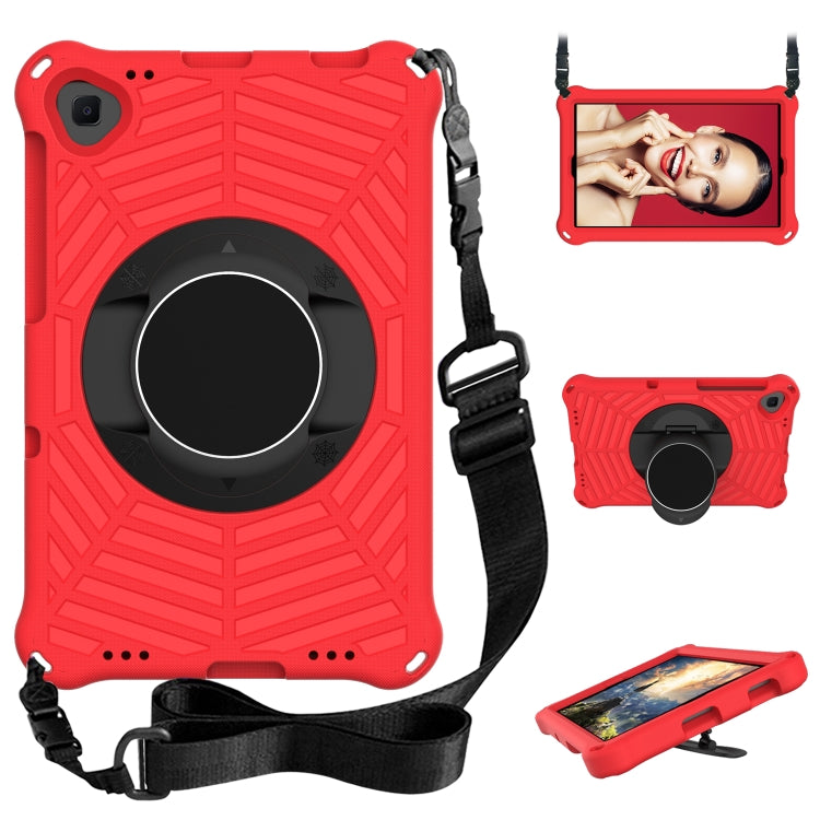 For Lenovo Tab K10 Spider King Silicone Protective Tablet Case(Red)