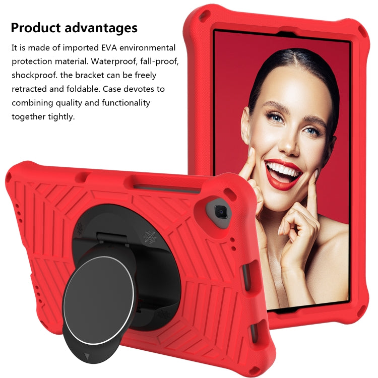 For Lenovo Tab K10 Spider King Silicone Protective Tablet Case(Red)