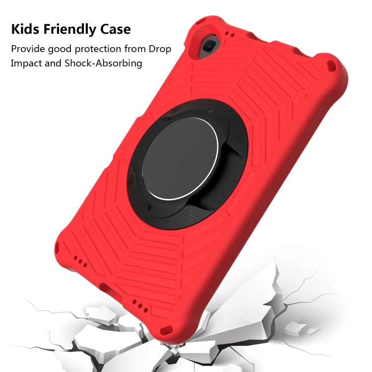 For Lenovo Tab K10 Spider King Silicone Protective Tablet Case(Red)