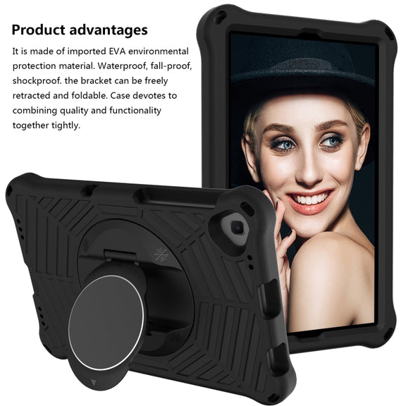 For Lenovo Tab K10 Spider King Silicone Protective Tablet Case(Black)