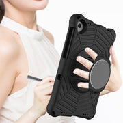 For Lenovo Tab K10 Spider King Silicone Protective Tablet Case(Black)