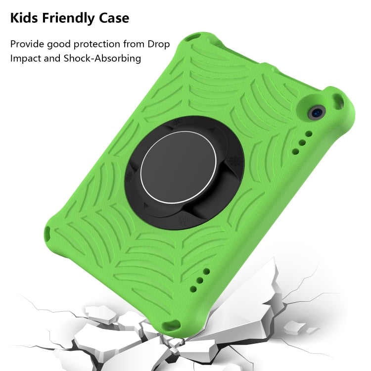 For Amazon Kindle Fire HD 8 / 8 Plus 2022 / 2020 Spider King Silicone Protective Tablet Case(Green)