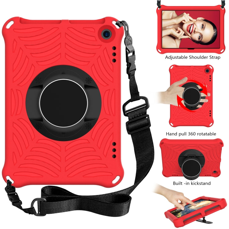 For Amazon Kindle Fire HD 8 / 8 Plus 2022 / 2020 Spider King Silicone Protective Tablet Case(Red)