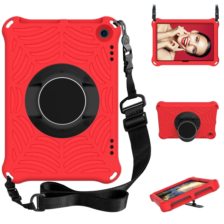 For Amazon Kindle Fire HD 8 / 8 Plus 2022 / 2020 Spider King Silicone Protective Tablet Case(Red)