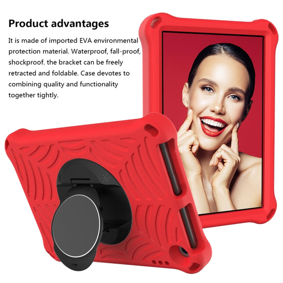 For Amazon Kindle Fire HD 8 / 8 Plus 2022 / 2020 Spider King Silicone Protective Tablet Case(Red)