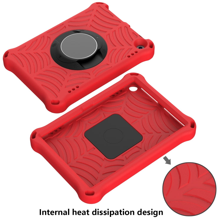 For Amazon Kindle Fire HD 8 / 8 Plus 2022 / 2020 Spider King Silicone Protective Tablet Case(Red)