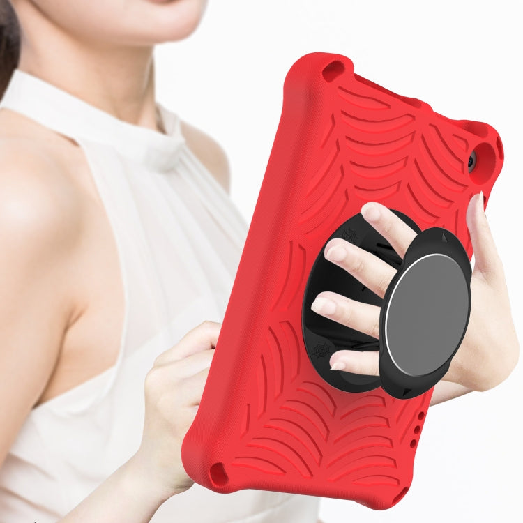 For Amazon Kindle Fire HD 8 / 8 Plus 2022 / 2020 Spider King Silicone Protective Tablet Case(Red)