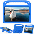 For Lenovo Tab K10 Handle EVA Shockproof Tablet Case with Holder(Blue) - Lenovo by PMC TechLife | Online Shopping South Africa | PMC TechLife | Buy Now Pay Later Mobicred