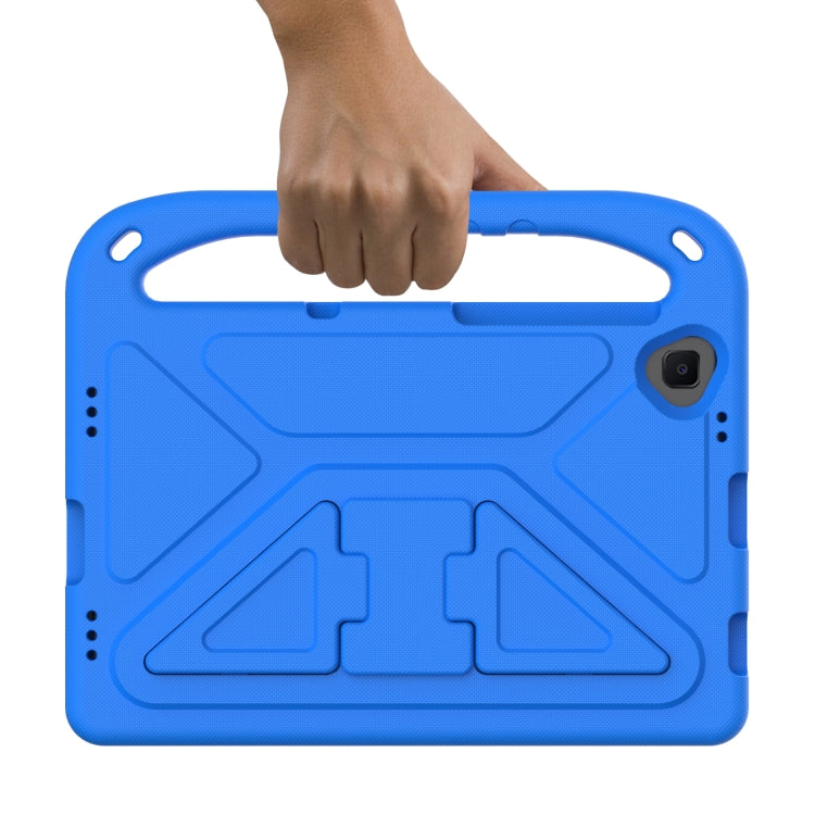 For Lenovo Tab K10 Handle EVA Shockproof Tablet Case with Holder(Blue)
