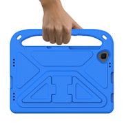For Lenovo Tab K10 Handle EVA Shockproof Tablet Case with Holder(Blue)