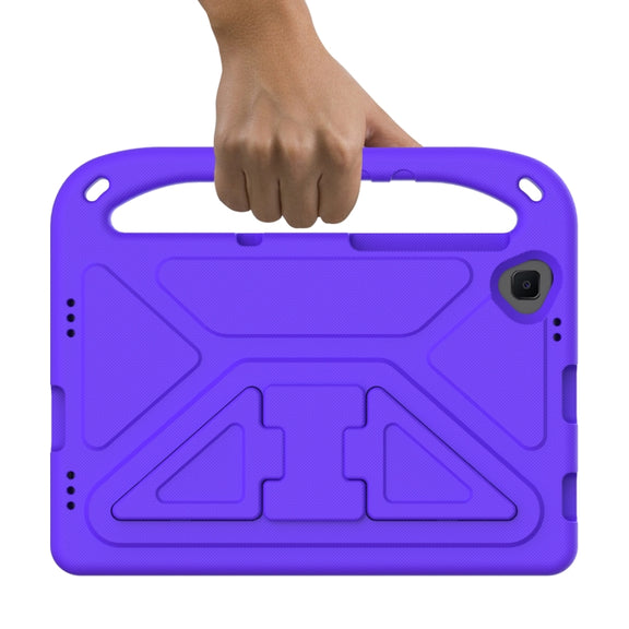 For Lenovo Tab K10 Handle EVA Shockproof Tablet Case with Holder(Purple)