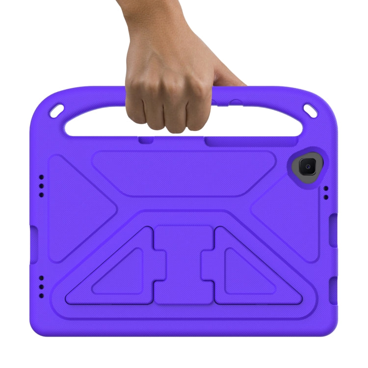 For Lenovo Tab K10 Handle EVA Shockproof Tablet Case with Holder(Purple)