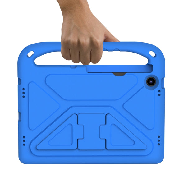 For Lenovo Tab M10 Plus 10.6 3rd Gen 2022 Handle EVA Shockproof Tablet Case with Holder(Blue)