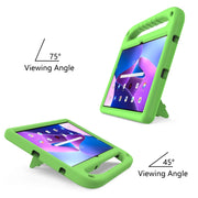 For Lenovo Tab M10 Plus 10.6 3rd Gen 2022 Handle EVA Shockproof Tablet Case with Holder(Green)