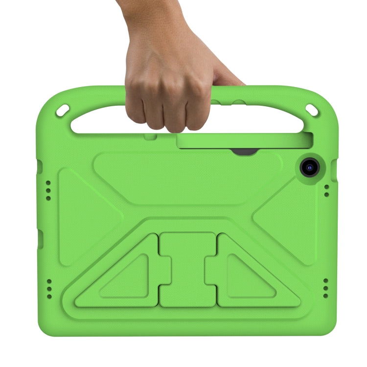 For Lenovo Tab M10 Plus 10.6 3rd Gen 2022 Handle EVA Shockproof Tablet Case with Holder(Green)