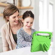 For Lenovo Tab M10 Plus 10.6 3rd Gen 2022 Handle EVA Shockproof Tablet Case with Holder(Green)