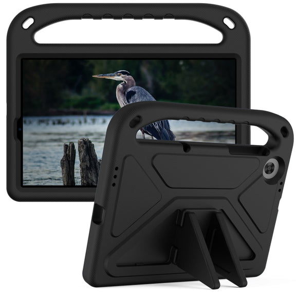For Lenovo Tab M10 HD 2nd Gen Handle EVA Shockproof Tablet Case with Holder(Black)
