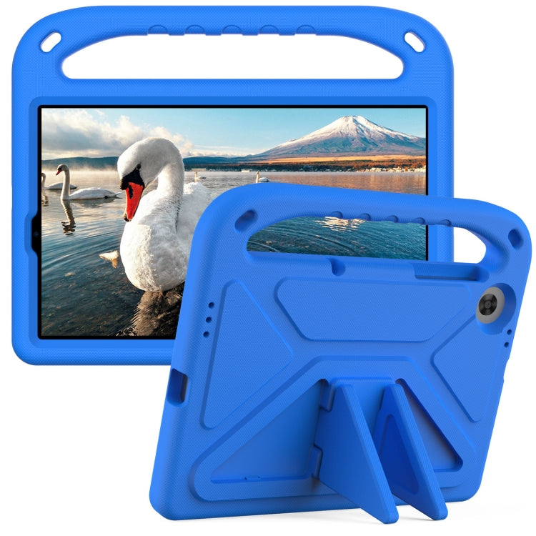 For Lenovo Tab M10 HD 2nd Gen Handle EVA Shockproof Tablet Case with Holder(Blue)