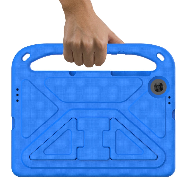 For Lenovo Tab M10 HD 2nd Gen Handle EVA Shockproof Tablet Case with Holder(Blue)