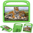 For Lenovo Tab M10 HD 2nd Gen Handle EVA Shockproof Tablet Case with Holder(Green) - Lenovo by PMC TechLife | Online Shopping South Africa | PMC TechLife