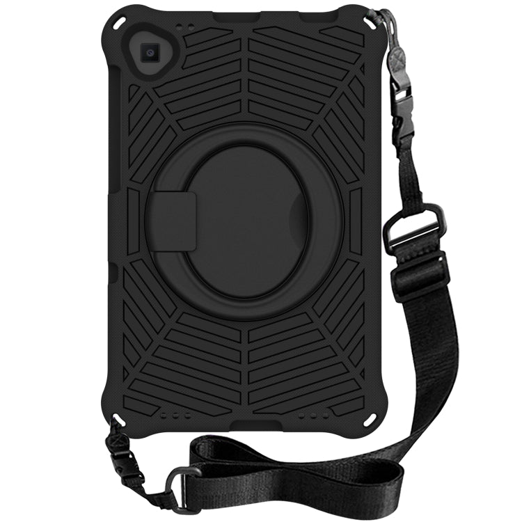 For Lenovo Tab K10 Spider King Silicone Protective Tablet Case(Black)