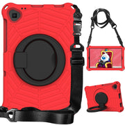 For Lenovo Tab K10 Spider King Silicone Protective Tablet Case(Red)