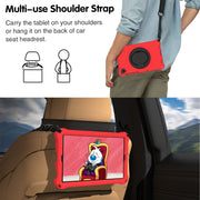 For Lenovo Tab K10 Spider King Silicone Protective Tablet Case(Red)