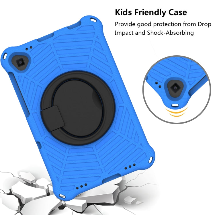 For Lenovo Tab K10 Spider King Silicone Protective Tablet Case(Blue)