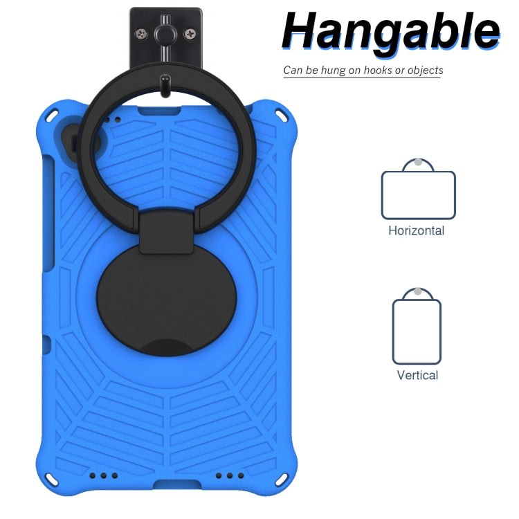 For Lenovo Tab K10 Spider King Silicone Protective Tablet Case(Blue)