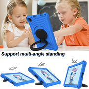 For Lenovo Tab K10 Spider King Silicone Protective Tablet Case(Blue)