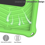 For Lenovo Tab K10 Spider King Silicone Protective Tablet Case(Green)