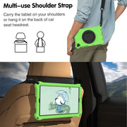 For Lenovo Tab K10 Spider King Silicone Protective Tablet Case(Green)