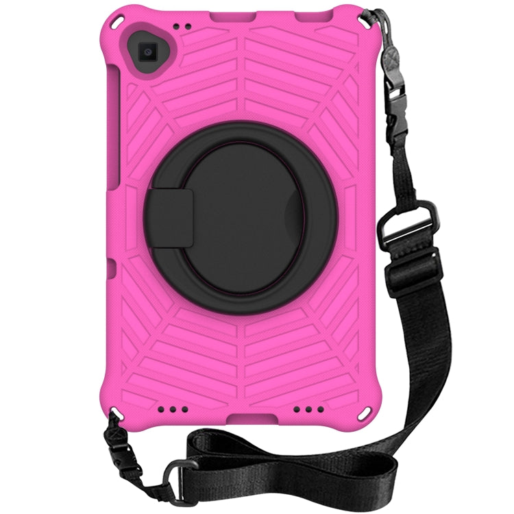 For Lenovo Tab K10 Spider King Silicone Protective Tablet Case(Rose Red)