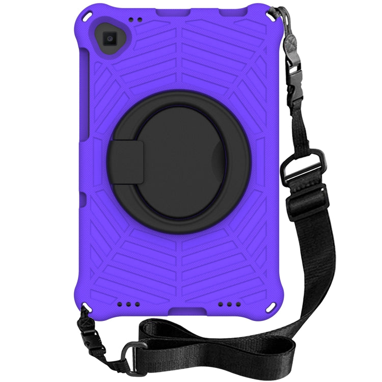For Lenovo Tab K10 Spider King Silicone Protective Tablet Case(Purple)