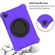 For Lenovo Tab K10 Spider King Silicone Protective Tablet Case(Purple)