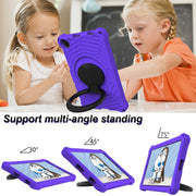 For Lenovo Tab K10 Spider King Silicone Protective Tablet Case(Purple)