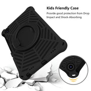 For Lenovo Tab M10 Plus 10.6 3rd Gen 2022 Spider King Silicone Protective Tablet Case(Black)