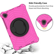 For Lenovo Tab M10 Plus TB-X606 Spider King Silicone Protective Tablet Case(Rose Red)