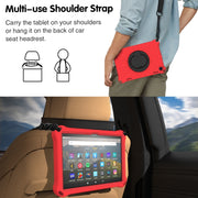 For Amazon Kindle Fire HD 8 2022 / 2020 Spider King Silicone Protective Tablet Case(Red)