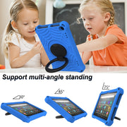For Amazon Kindle Fire HD 8 2022 / 2020 Spider King Silicone Protective Tablet Case(Blue)