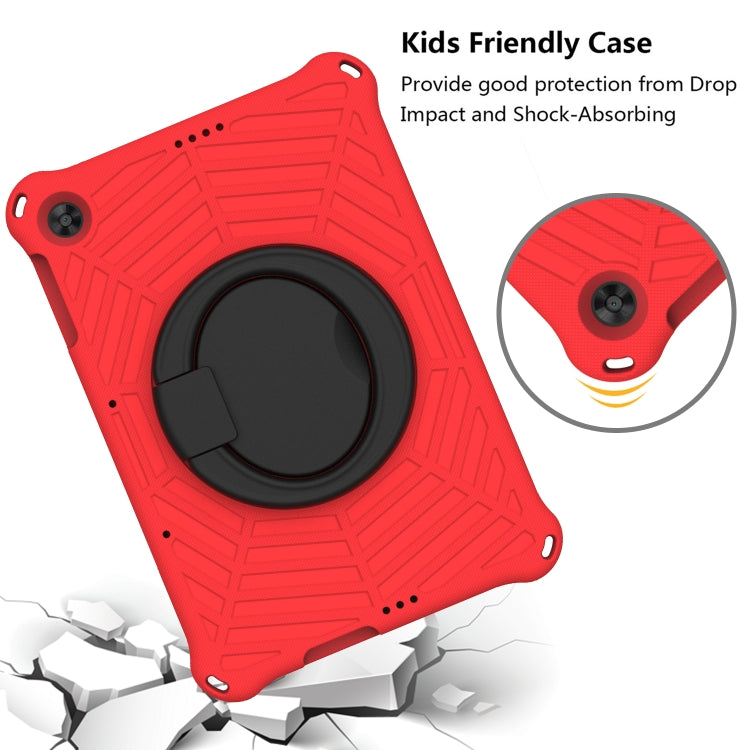For Huawei MatePad T 10s Spider King Silicone Protective Tablet Case(Red)
