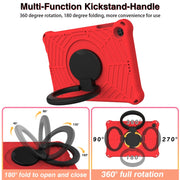 For Huawei MatePad T 10s Spider King Silicone Protective Tablet Case(Red)