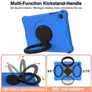 For Huawei MatePad T 10s Spider King Silicone Protective Tablet Case(Blue)