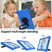For Huawei MatePad T 10s Spider King Silicone Protective Tablet Case(Blue)