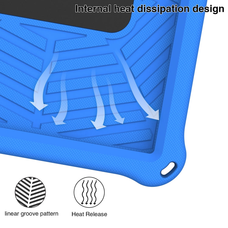 For Huawei MatePad T 10s Spider King Silicone Protective Tablet Case(Blue)