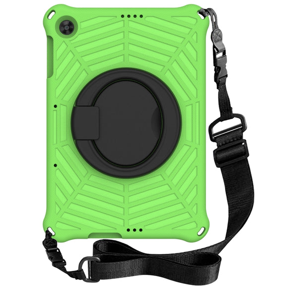 For Huawei MatePad T 10s Spider King Silicone Protective Tablet Case(Green)