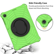 For Huawei MatePad T 10s Spider King Silicone Protective Tablet Case(Green)