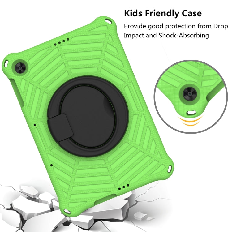 For Huawei MatePad T 10s Spider King Silicone Protective Tablet Case(Green)